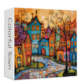 Piece di puzzle città colorate 1000 pezzi